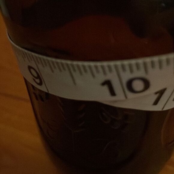 Antique Grolsch amber brown beer bottle w/porcelain flip swing top marked - Picture 13 of 15